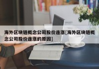 海外区块链概念公司股价连涨[海外区块链概念公司股价连涨的原因]